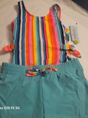 Cat&Jack Girls 2 Piece Bathing Suit NWT